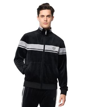 Sergio Tacchini Damarindo Velour Track Jacket - Black