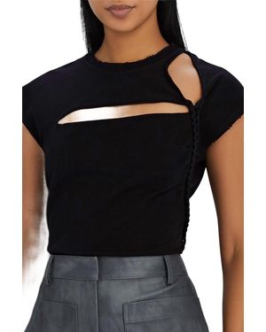Noam Slash Bodysuit - Black