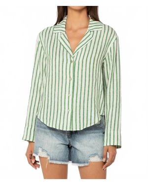 Velvet Heart Benny Blouse - Green