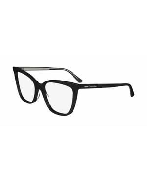 Calvin Klein Rectangle Eyeglasses Frame - Black