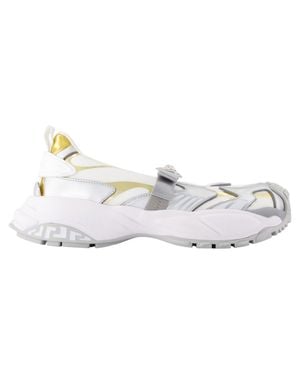 Versace Mary Jane Sneakers - White