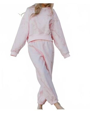 TCEC Bubblegum Camo Pull-On Sweatpants - Purple