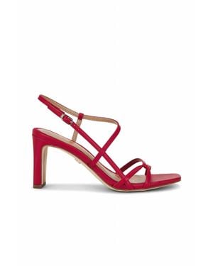 Sam Edelman Emmie Leather Heeled Sandals - Pink