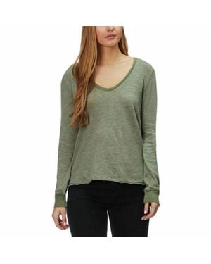 Project Social T Found My Sass Long-Sleeve Top - Green