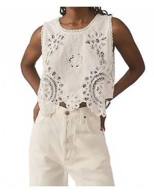Hunter Bell Francesca Sleeveless Top - Natural