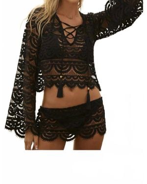 PQ Swim Maycee Mini Skirt - Black