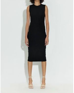 Cotton Citizen Capri Cutout Tank Dress - Black