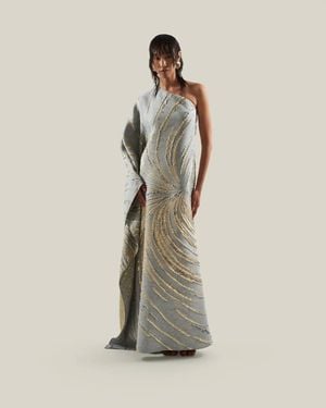Taller Marmo One-Shoulder Cannes Dress - Natural