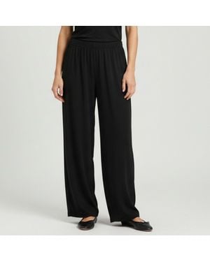 Marina Rinaldi Jersey Pants - Black