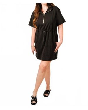 She + Sky Scuba Knit Dress - Black