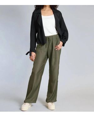 Lola & Sophie Double Waistband Pants - Black