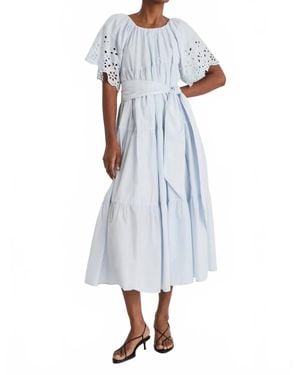 Merlette Berenson Midi Dress - Blue
