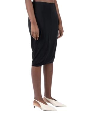 Jil Sander Wool Skirt - Black