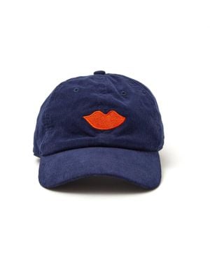 Clare V. Corduroy Baseball Hat - Blue