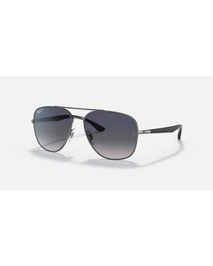 Ray-Ban Square Polarized Sunglasses Rb3683 - Black