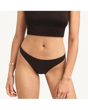 Vitamin A Thalia Full Bikini Bottom - Black