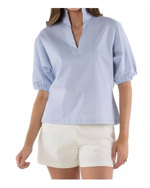 Emily Mccarthy Poppy Top - Blue