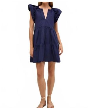Marie Oliver Kara Dress - Blue