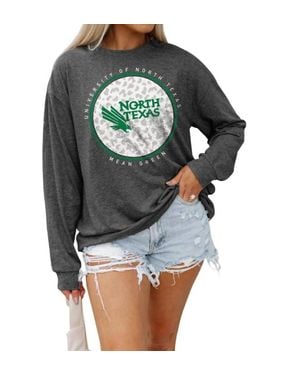 Gameday Couture College Of North Texas Turning Circles Tee - Gray