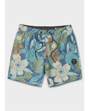 Vissla Breezy 16.5" Ecolastic Shorts - Blue