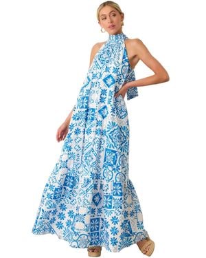PROSPERINE® Rebecca Maxi Dress - Blue