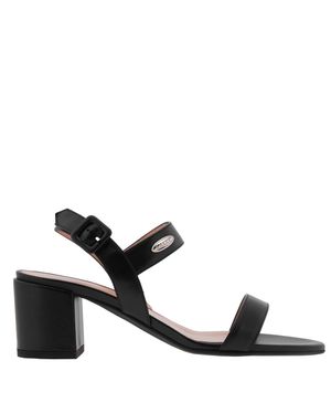 Bally Carlas 55 Leather Heeled Sandals, Brand Size 37.5 Us - Black