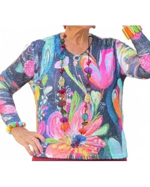 Ethyl The Evoke Pullover Sweater - Blue