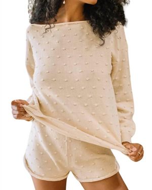 Callaghan Jaime Off The Shoulder Top - Natural