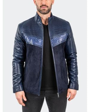 Maceoo Leather Pythonshield - Blue