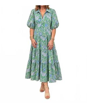 Jude Connally Portia Midi Dress - Green