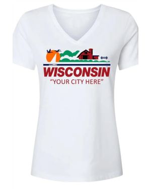 Wi-Wear Wisconsin Ripon Tee - White