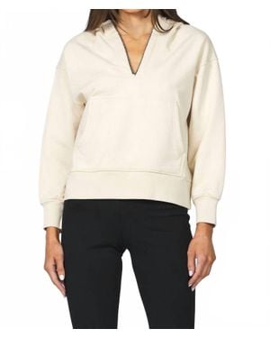 Another Love Pullover Hooded Sweatshirt - White