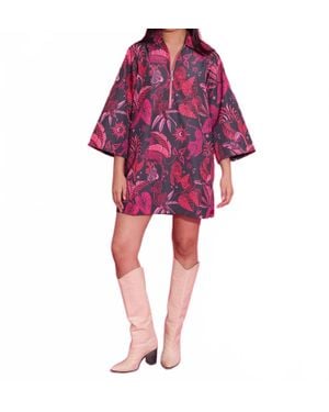 Alden Adair Dakota Mini Dress - Purple