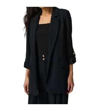 Joseph Ribkoff Notched Collar Blazer - Black