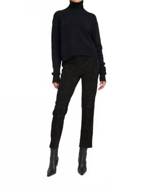 SPRWMN Sofia Cigarette Pull On Pants - Black