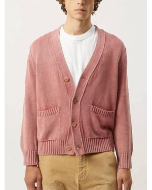 Corridor NYC Acid Wash Cardigan - Pink
