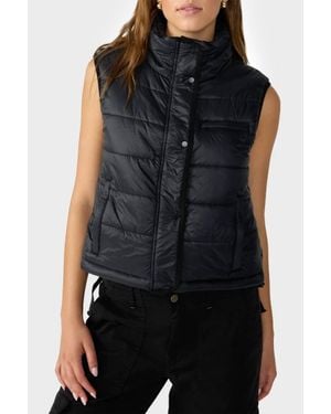 Sanctuary Talia Mock Neck Vest - Black