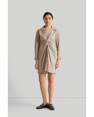 REISTOR Front Twist Dress - Natural
