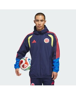 adidas Colombia 26 Tiro All Weather Jacket - Blue