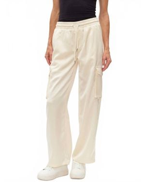 Six Fifty Elsa Satin Cargo Pant - Natural