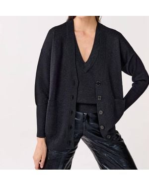 Lanhtropy Aspen Glitter Cardigan - Black