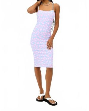 Frankie's Bikinis Frankie's Bikinis Quinn Terry Midi Dress - White