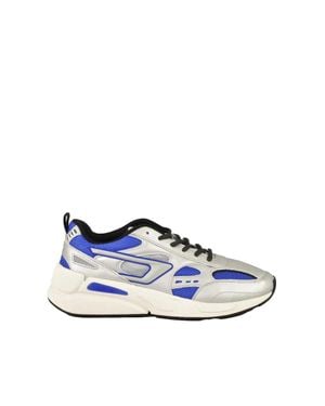 DIESEL Textured Rubber Sneakers - Blue