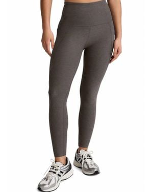 Beyond Yoga Spacedye Out Of Pocket High Waist Midi Legging - Gray