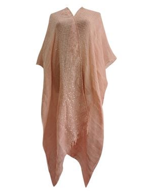 Kensie Cover Up Kimono - Brown
