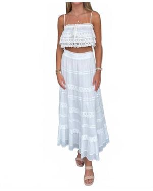 Heartloom Amata Maxi Skirt - Blue
