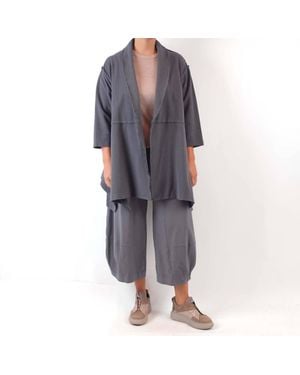 Gerties Gaia Three Quarter Sleeve Jacket - Gray