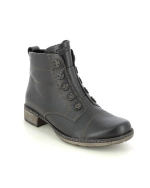 Rieker Round Toe Boots - Gray