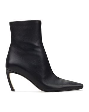 Lanvin Swing 75Mm Ankle Boots - Black