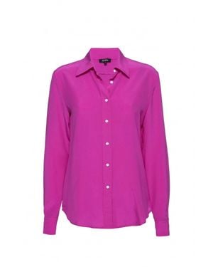 d'Offay Christina Silk Blouse - Pink